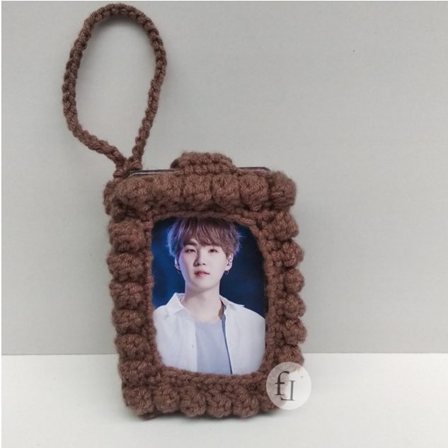 Photocard Holder BTS | Photocard Casing BTS | Suga BTS | Casing Photocard Rajut | Casing BTS | Photo