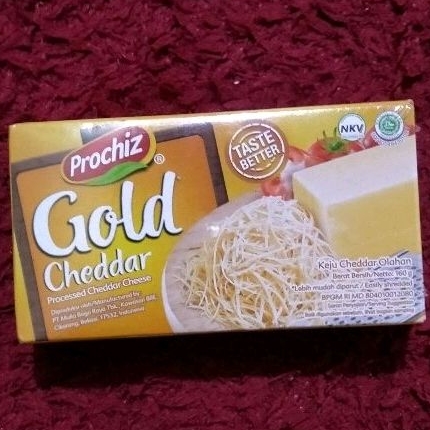 

Keju Prochiz Gold Cheddar 160 gr