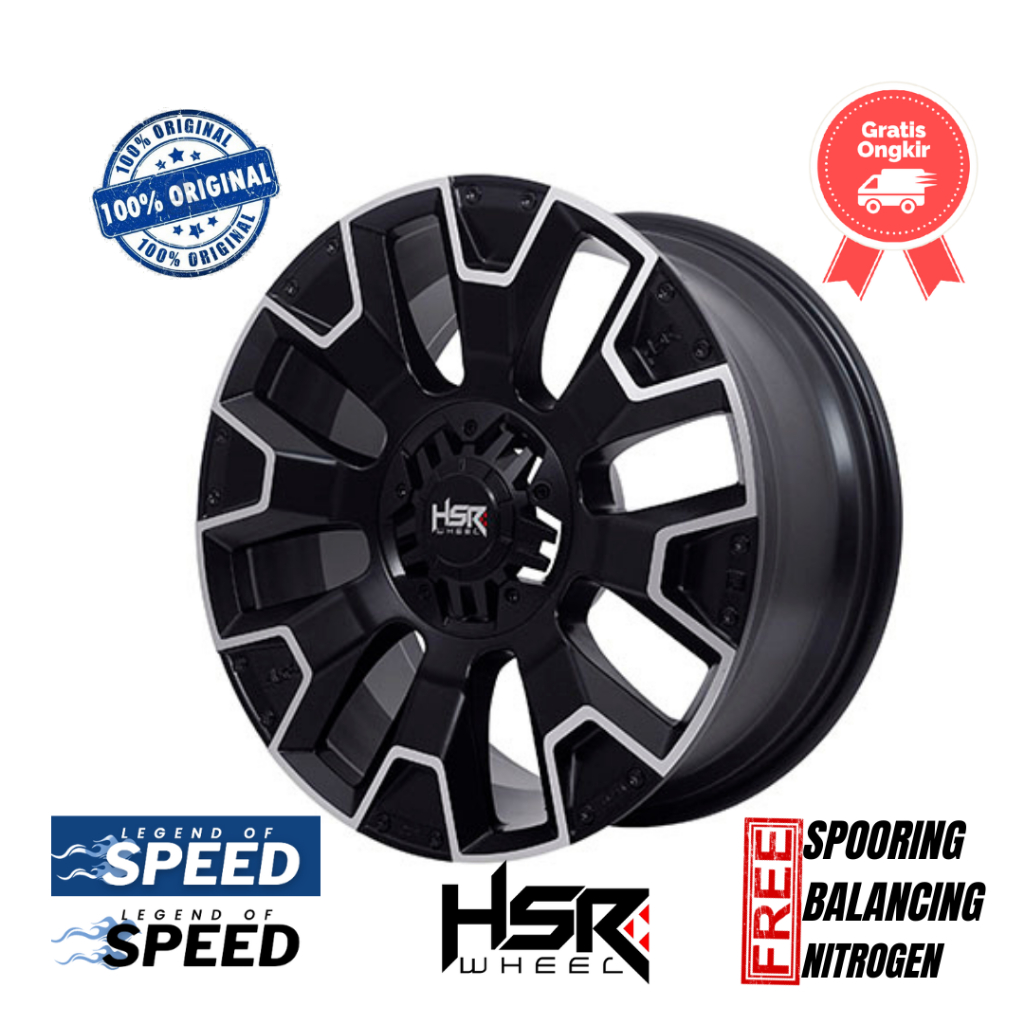 Velg HSR Ring 20 DOLASI ( Juke, Zenix, Xpander, CRV, HRV, Innova Dll )