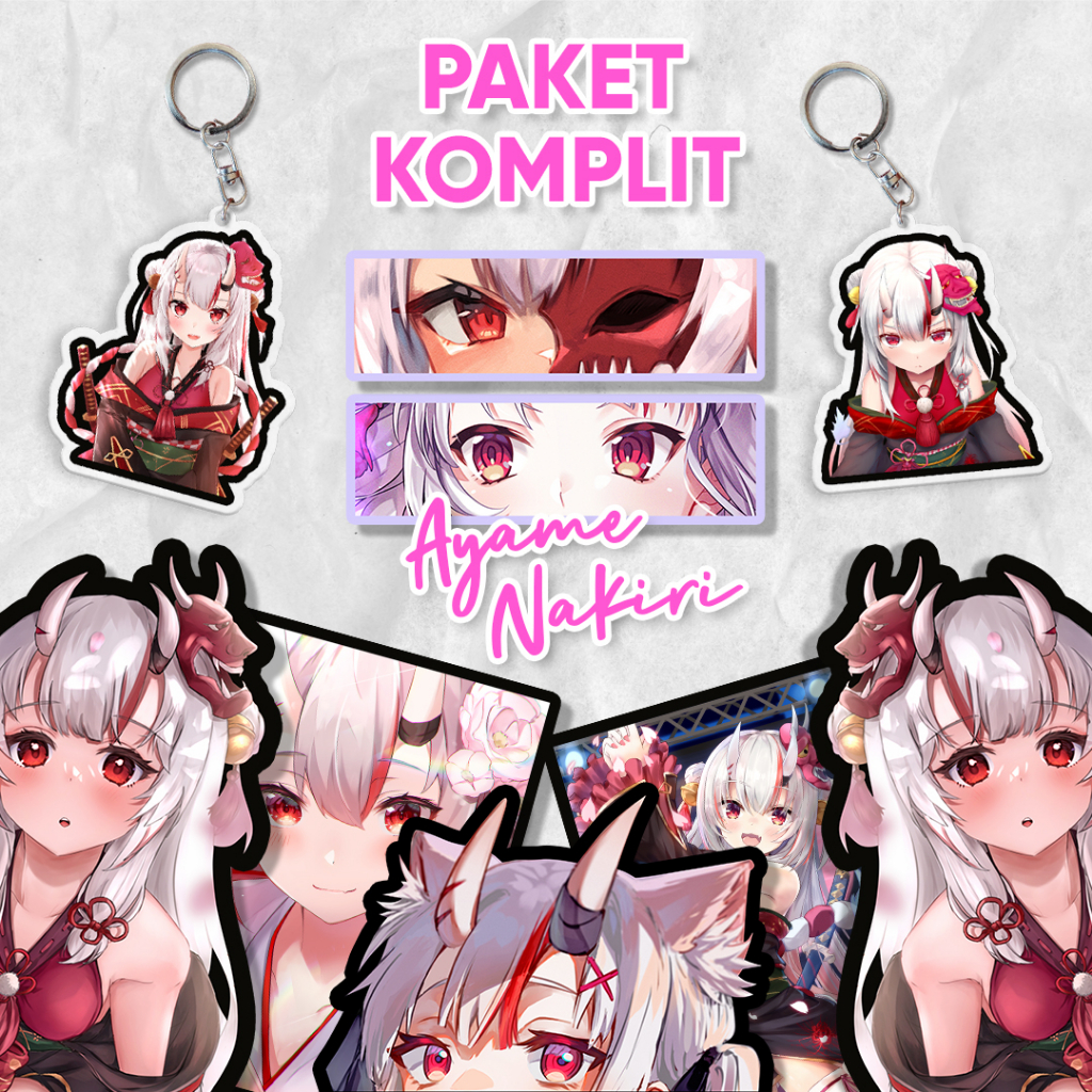 

Paket Komplit Ayame Nakiri / Stiker waterproof