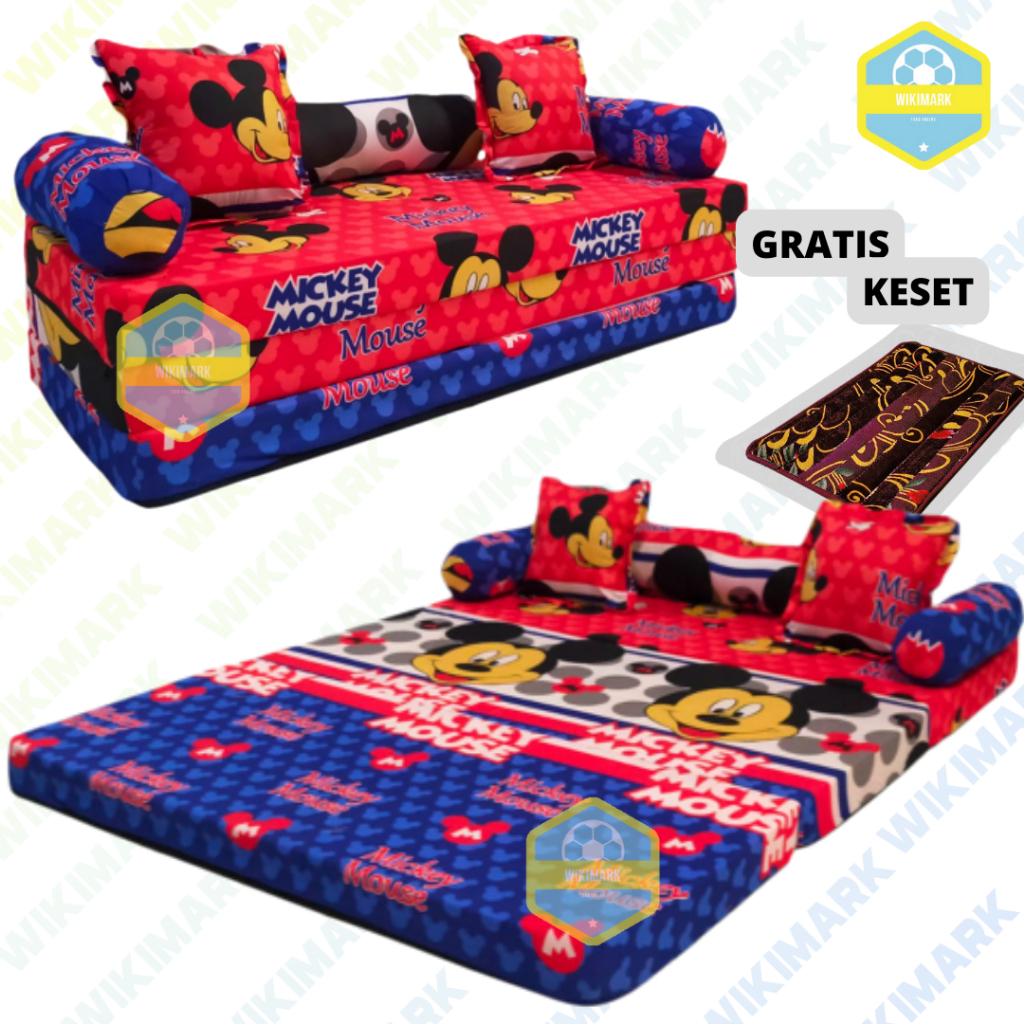 WIKIMARK Sofa Bed Size Ukuran 180x120x10cm Karakter Anak Kasur Lipat Sofa Minimalis Kasur Lantai Unt