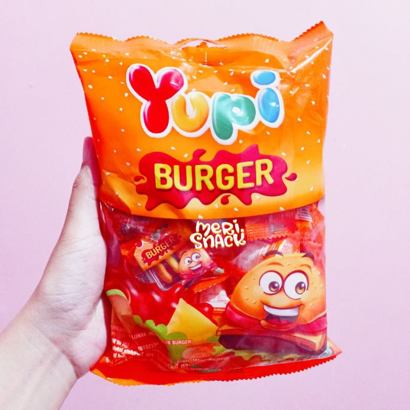 

Yupi Gummy Candies Mini Burger 104gr / Permen Jelli