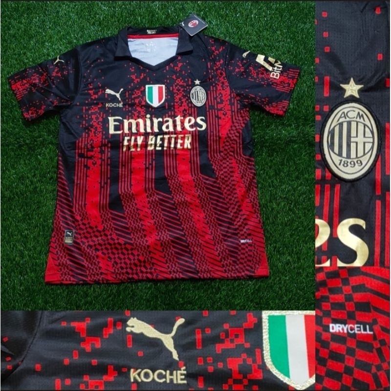 JERSEY AC MILAN 4TH 22-23 SPESIAL EDITION IMPORT HIGH QUALITY.