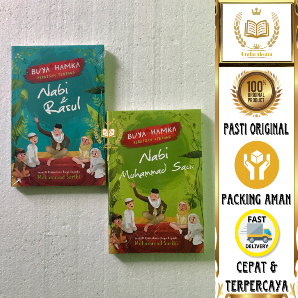 Paket Buku Buya Hamka Berkisah Tentang Nabi & Rasul & Nabi Muhammad SAW