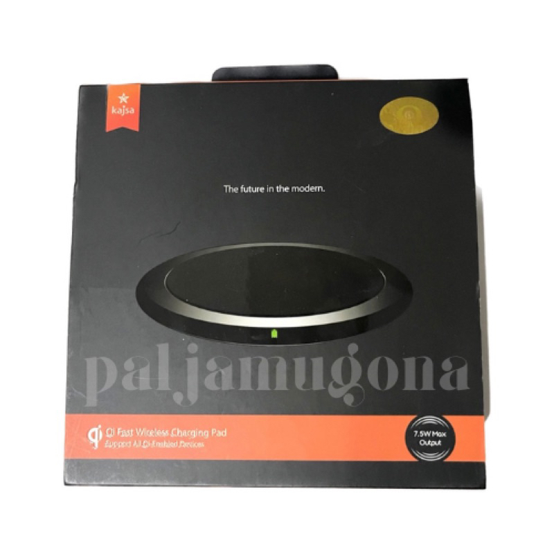 Preloved Wireless Charger / Kajsa W6 Qi Ultra Slim Fast Wireless Charger BLACK