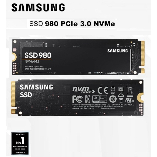 SSD Samsung 980 SSD Samsung M.2 NVMe PCIe 3.0