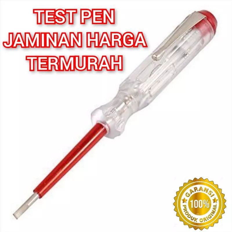 OBENG TES PEN LISTRIK / TESPEN / TESTPENT / TEsT PEN LISTRIK ELEKTRIK / ELECTRICAL TESTPEN
