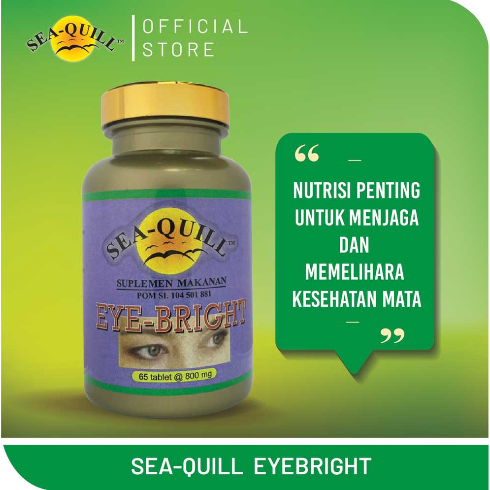 [BPOM] Sea-Quill Eye Bright Isi 30 Tablet / Sea Quill / Seaquill / Vitamin Mata / MY MOM