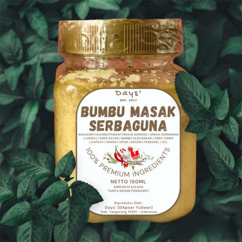 

BUMBU MASAK SERBAGUNA