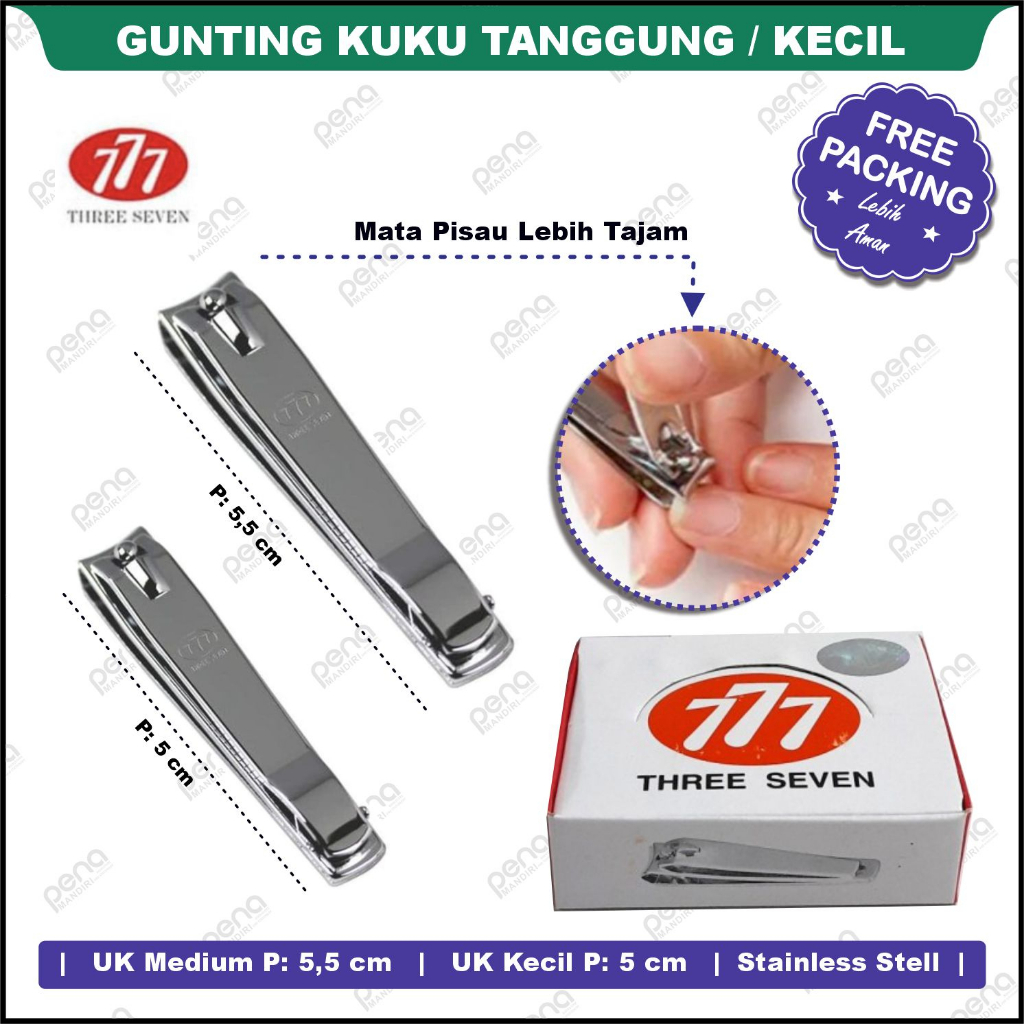 Gunting Kuku 777 Tanggung / Per Pcs (ORIGINAL)