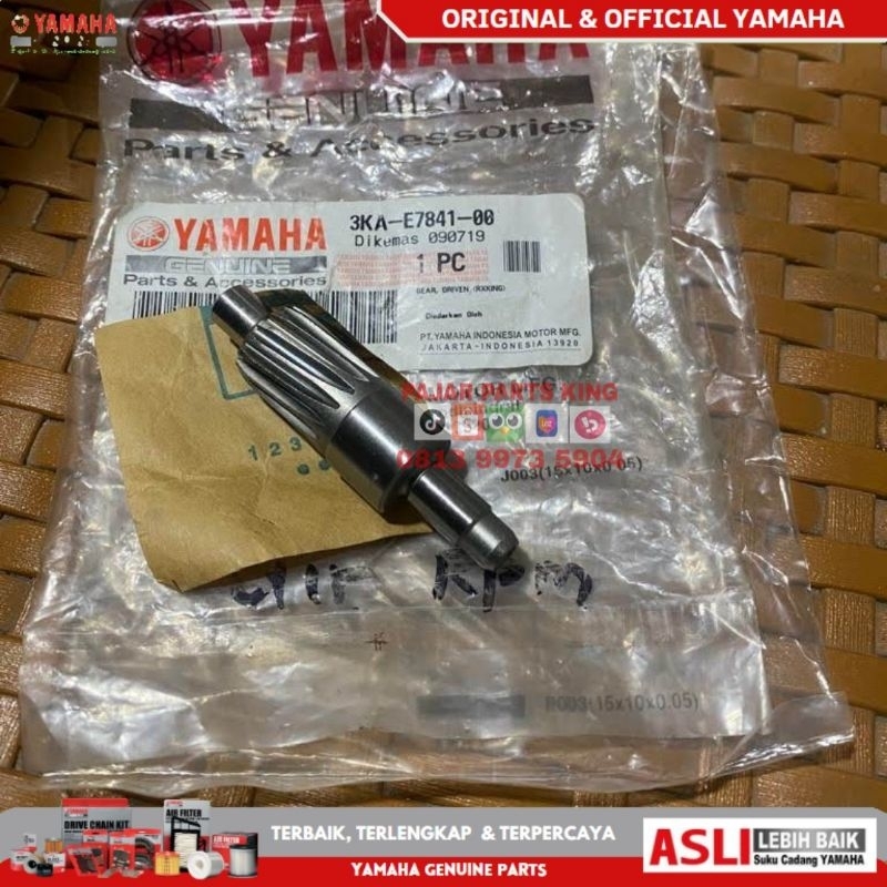 GEAR GIR RPM BAGIAN ATAS RX KING ORIGINAL. 3KA-E7841-00 GEAR, DRIVEN