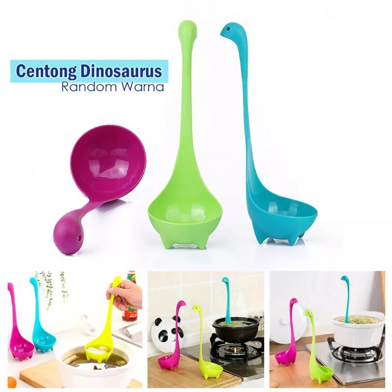 centong sayur motif dinosaurus/sendok sayur plastik/ centong sayur plastik/ centong sayur murah/cent