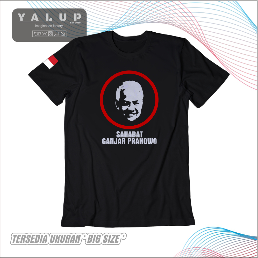 KAOS PRIA BAJU SAHABAT GANJAR / GANJAR PRANOWO