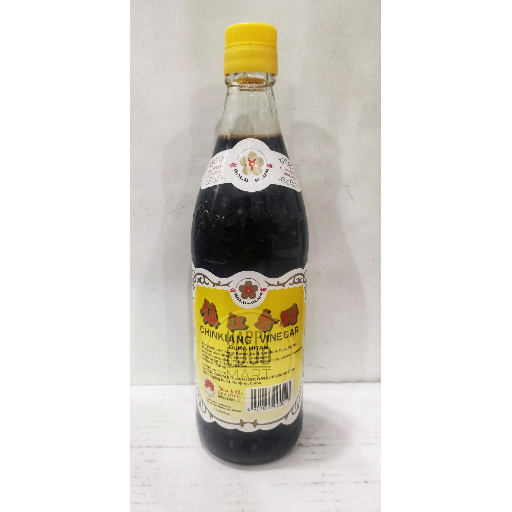 

[BPOM RI] GOLD PLUM CHINKIANG VINEGAR 550 ML/CHIN KIANG BLACK VINEGAR/CUKA HITAM
