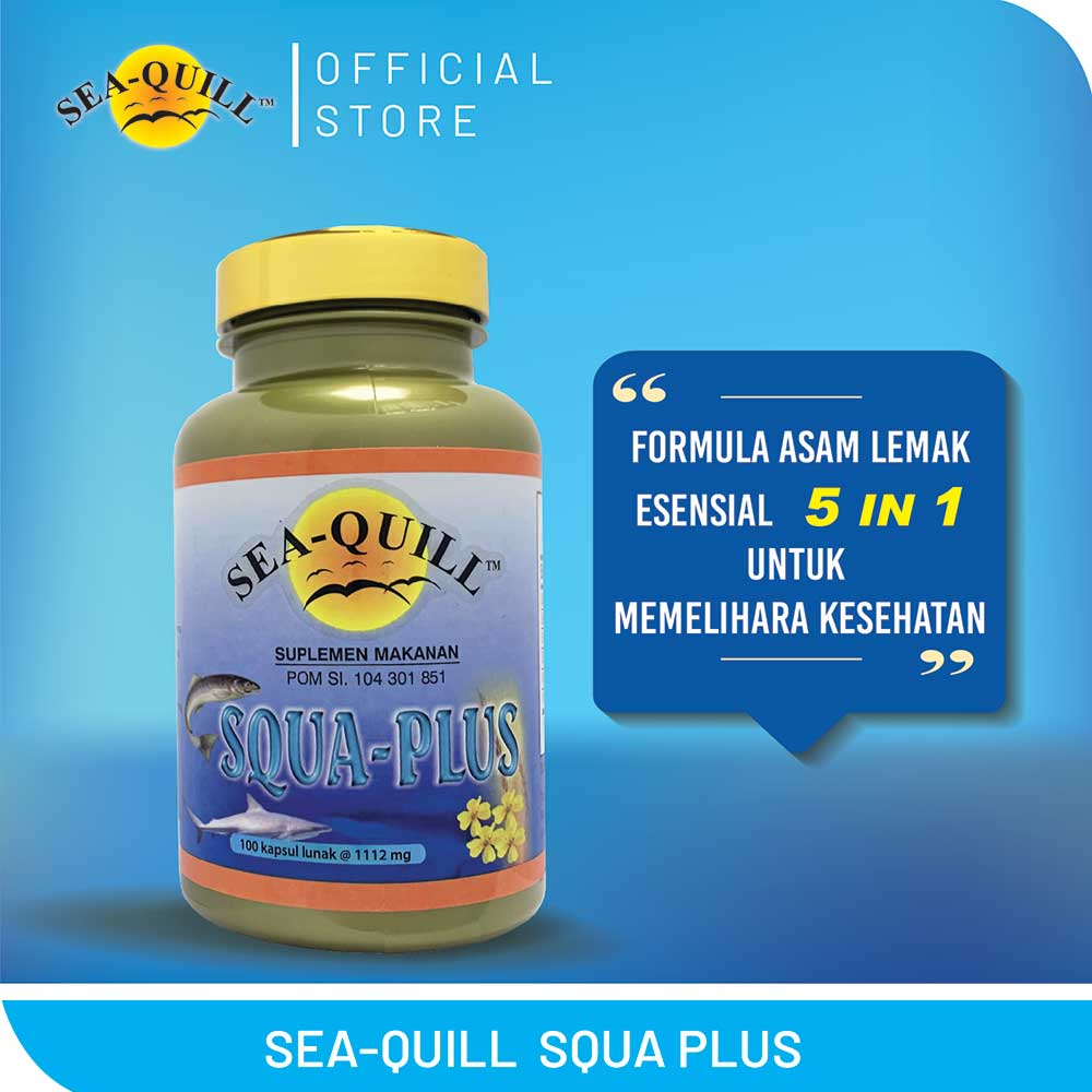 [BPOM] Sea-Quill Squa Plus Isi 50s / Sea Quill / Seaquill Vitamin Jantung Hipertensi / MY MOM