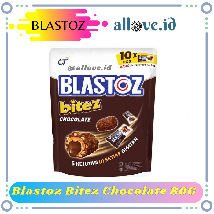 

Blastoz Bitez Chocolate 80G