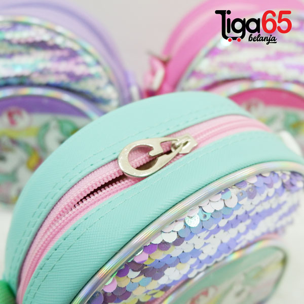 Sling Bag/Tas Selempang Anak/Tas Bahu/Dompet Anak/Tas Anak/Tote Bag Anak/Bag Selempang 9995 Unicorn