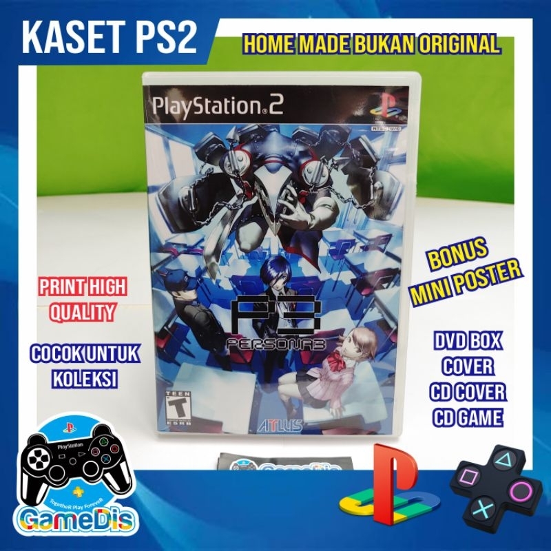 PS2 Kaset PERSONA 3 | High Quality