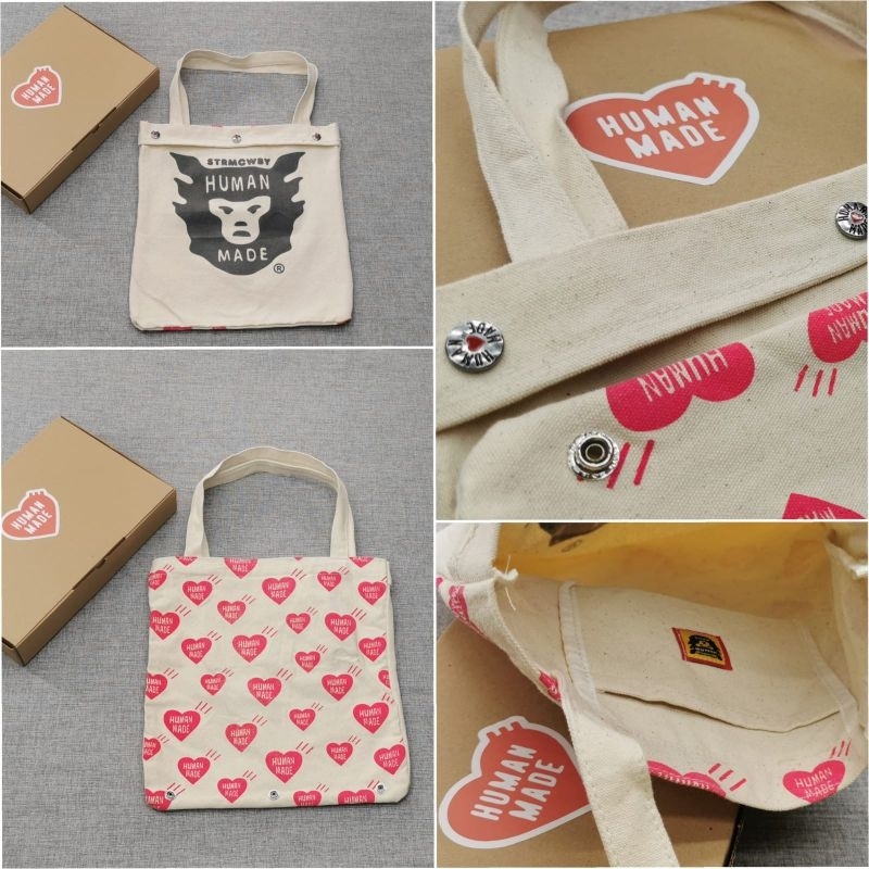 Human Made Tote Bag Japan Magazine (Bisa Dilipat) Free Box