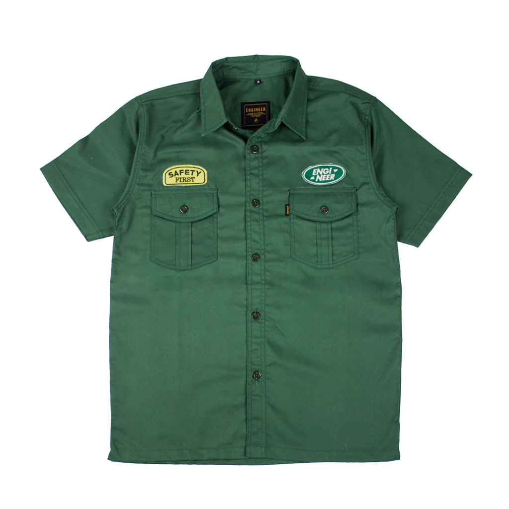 FORESTER-KEMEJA KERJA LENGAN PENDEK, CASUAL / Baju Kerja Lapangan Nyaman Dipakai