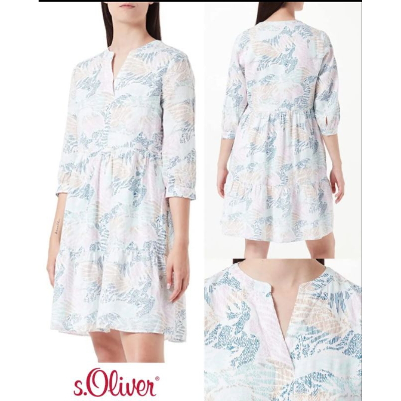 S.Oliver Women's Linen Blend Dress