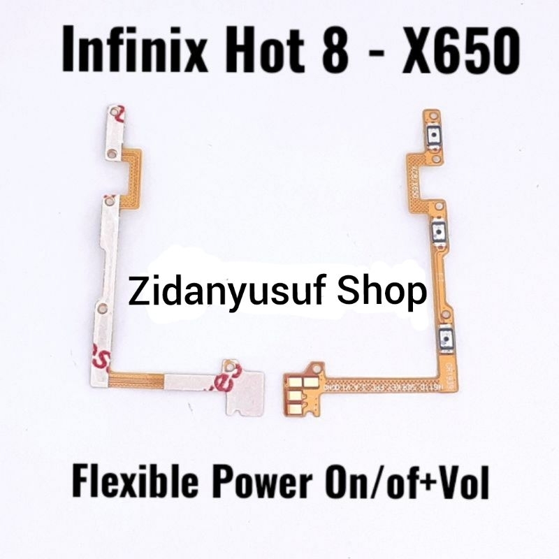 FLEXIBEL FLEXIBLE ON OFF VOLUME INFINIX HOT 8 X650 POWER VOLUME