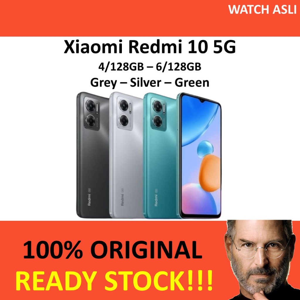 Xiaomi Redmi 10 5G 4/128 6/128 GB 4GB 6GB 128GB Garansi Resmi Official