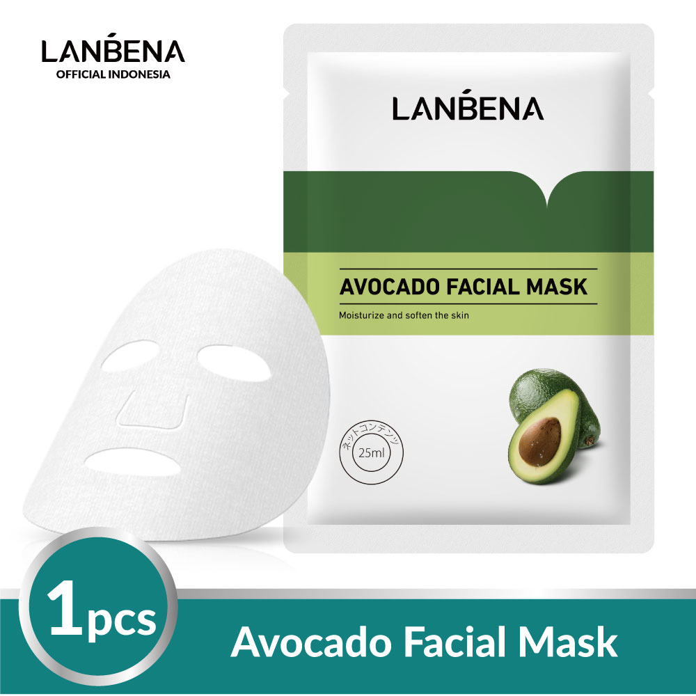 [BPOM] Lanbena Sheet Mask Perawatan kulit Masker Wajah 1PC