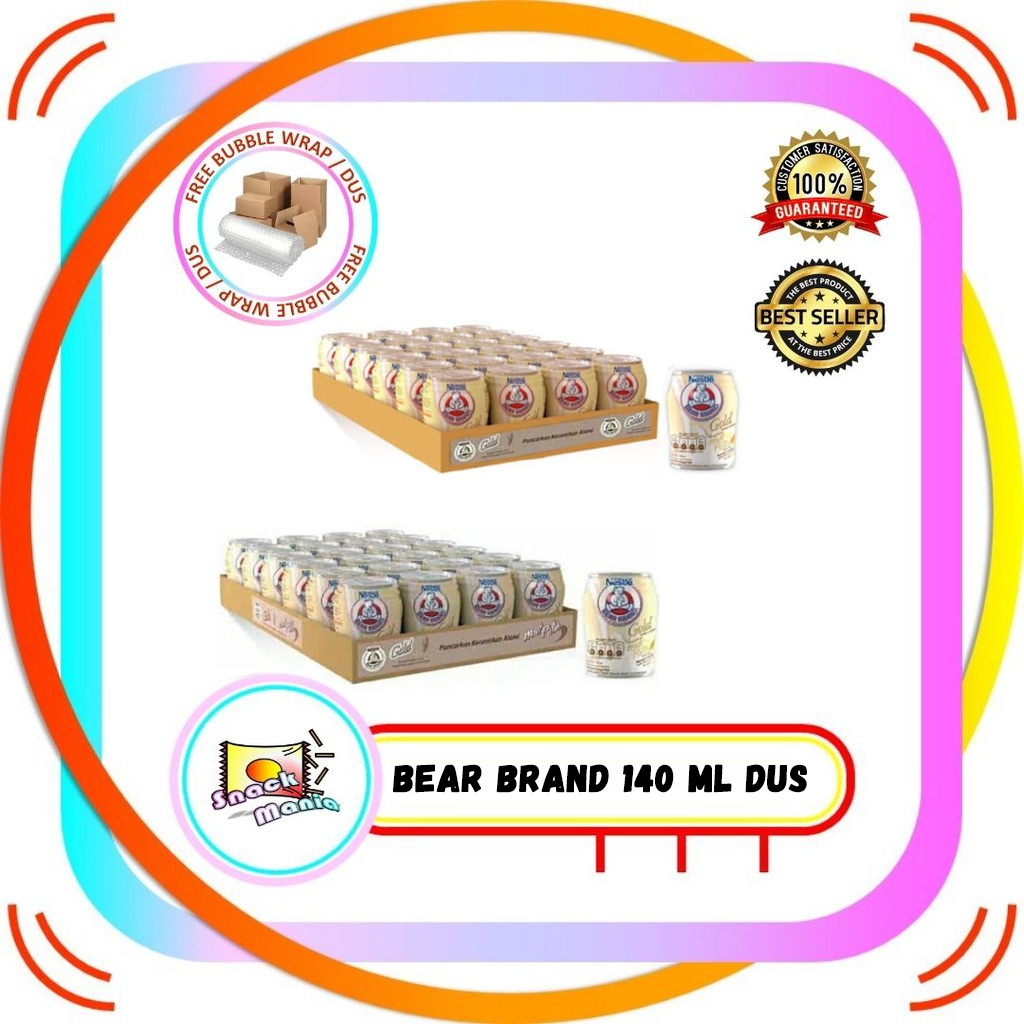 

NESTLE Bear Brand Gold White Tea / Malt 140 ml DUS Bisa Mix