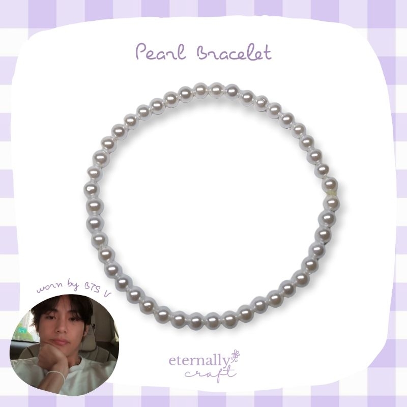 BTS V Taehyung Pearl Bracelet