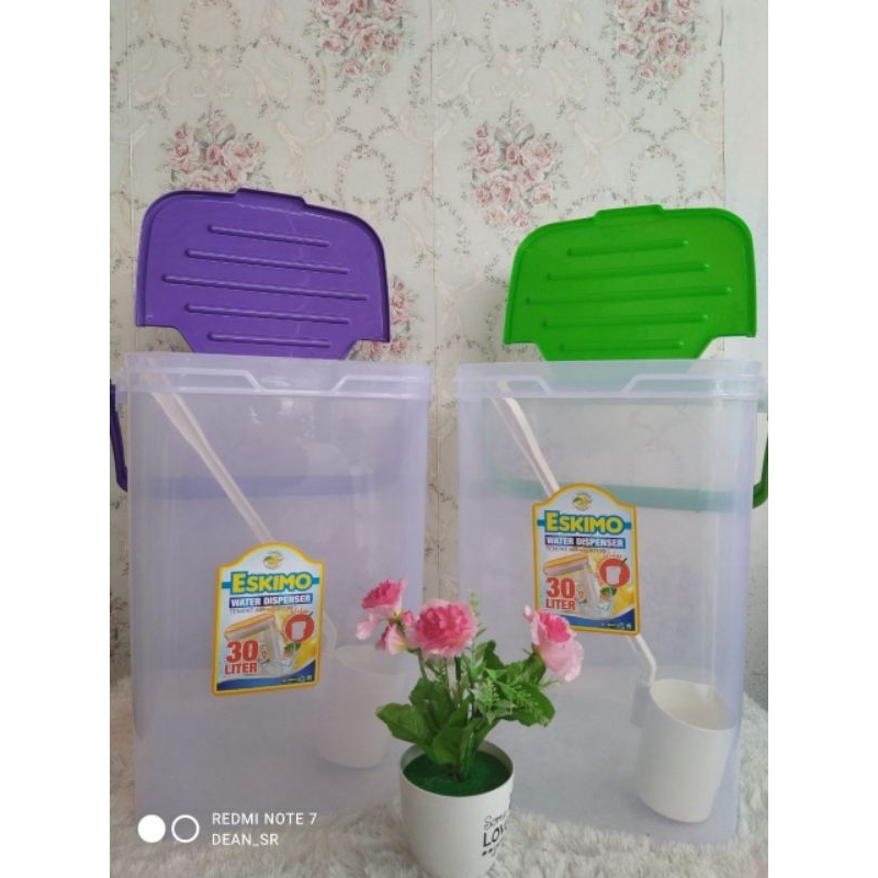 TABITHA - TOPLES BUAH / DISPENSER AIR 30 Liter ESKIMO/ESKIMO WATER DISPENSER + gayung takar