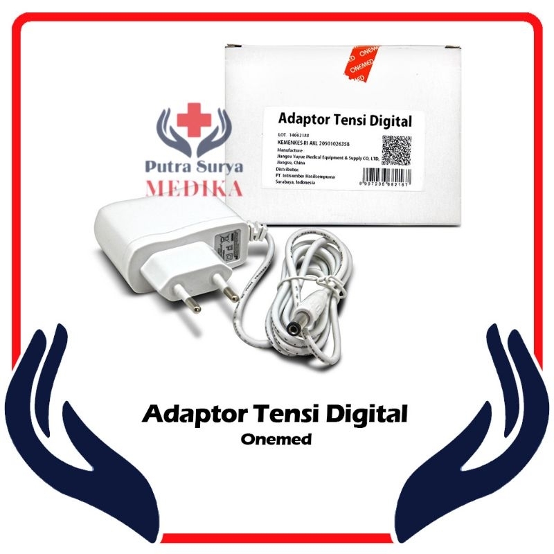 Adaptor AC/DC Tensimeter Digital Cocok Untuk Tensi Omron