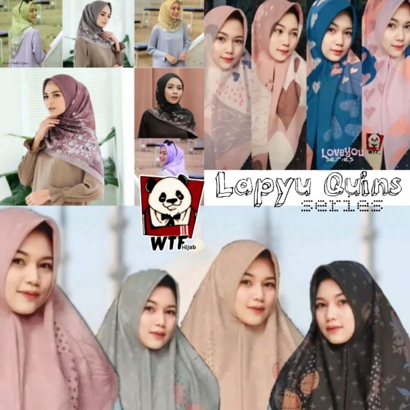 HIJAB SEGIEMPAT MOTIF // LAPYU Quins