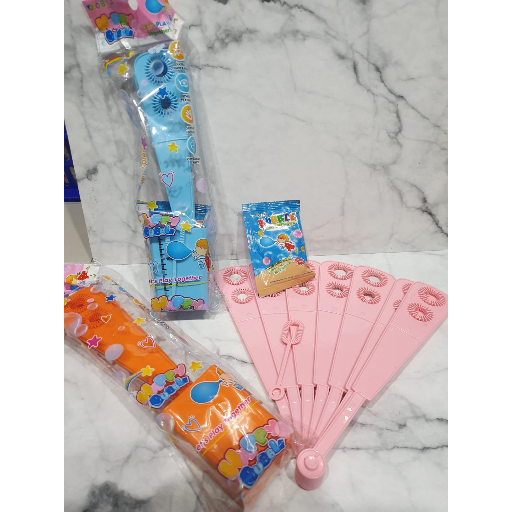 Lucky88toys ⭐⭐⭐⭐⭐Mainan Anak Seru  Gelembung Busa Sabun Kipas Babel - Happy Bubble Fun YU-17 - Mainan Outdoor dan indoor