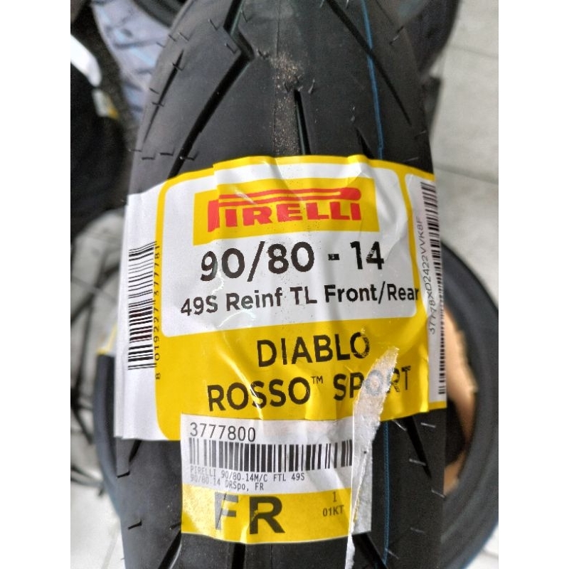Pirelli diablo rosso sport 90/80-14