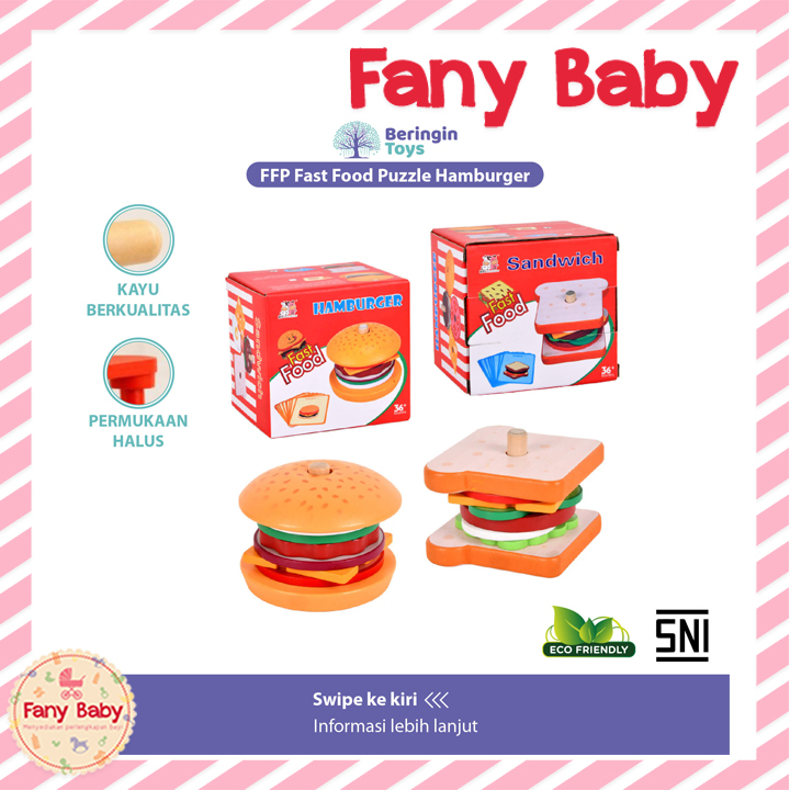 FAST FOOD PUZZLE (HAMBURGER / SANDWITCH) / FFP