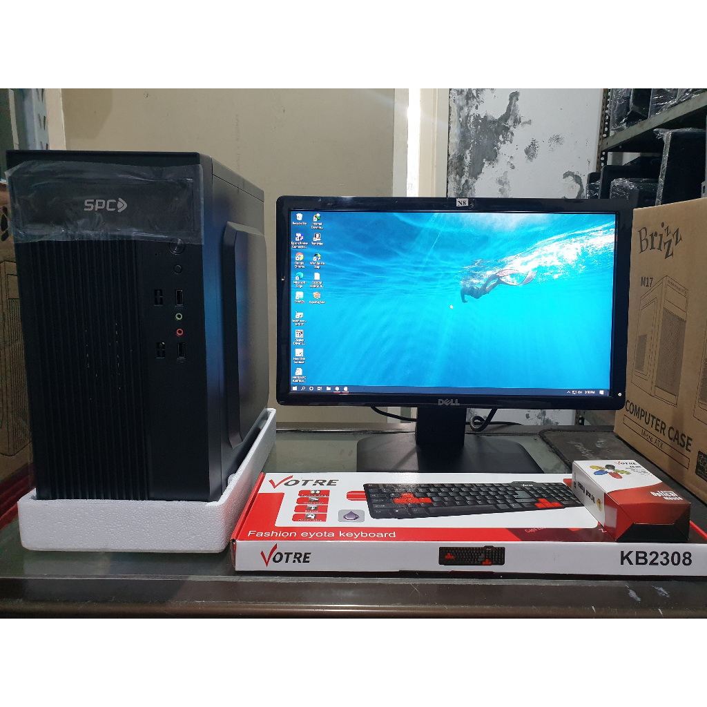 PAKET PC CORE I5 RAM 8GB SSD 120GB HDD 500GB MONITOR 19&quot; KEY MOUSE