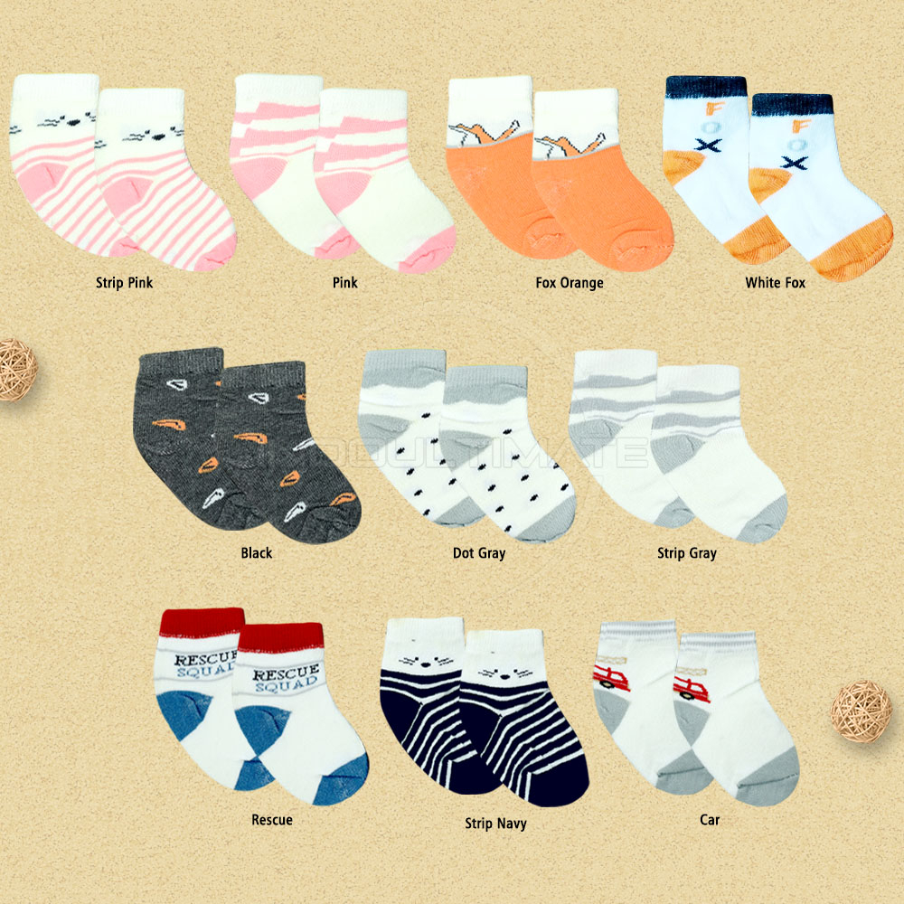 Kaos Kaki Anak Bayi Balita Foot Cover Baby Socks Sock BY-5309 Pelindung Kaki Anak Bayi Balita Kaos Kaki Bayi Laki laki Kaos Kaki Bayi Perempuan Kaos Kaki Bayi Baru Lahir Newborn Kaos kaki Bayi Karakter Alas Kaki Bayi Sepatu Bayi