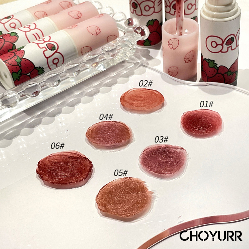 【COD】CACE Lip Clay Velvet Matte Strawberry Pink Lip Mud Mist Matte Lip Glaze Korea Tahan Lama-CH