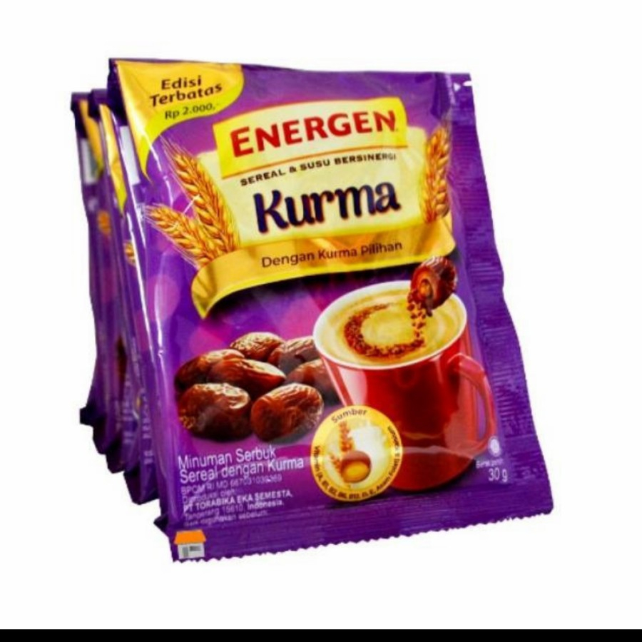 

energen kurma ecer dan renteng renceng 10 sachet