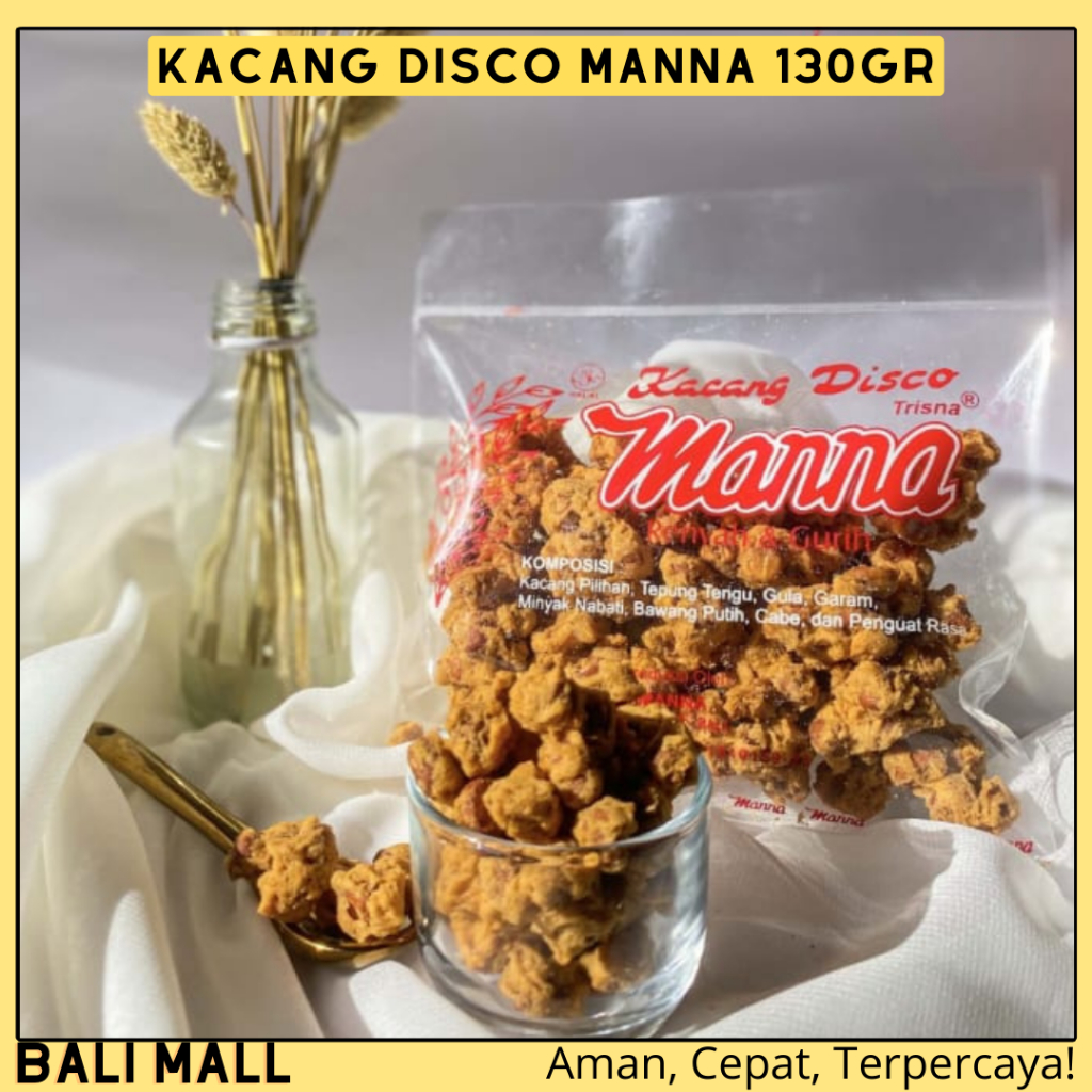 

Kacang Disco Manna Oleh Oleh Bali 130gr