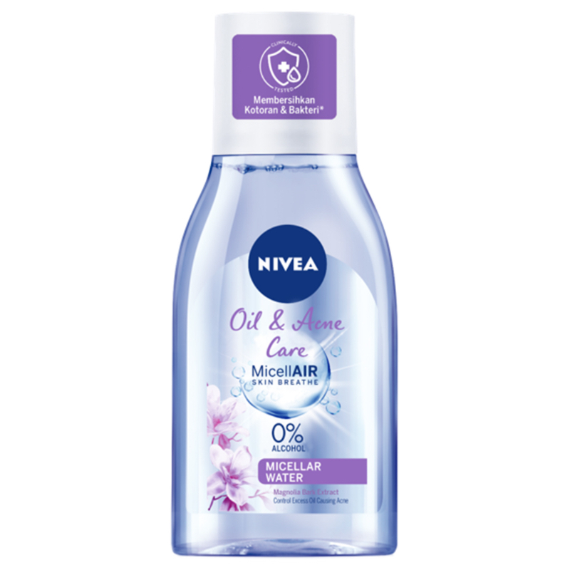 NIVEA Micellar Water Pearl White | Hydration | Breathe Xpert | Oil &amp; Acne Care 125ml