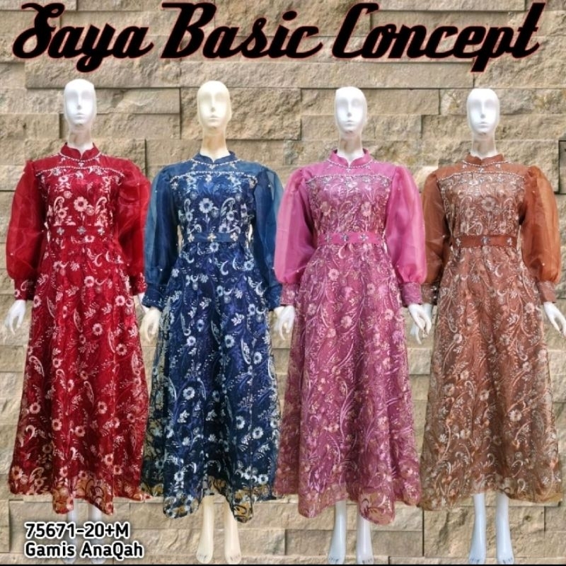 GAMIS SAYA BASIC [ HARGA ECER ]