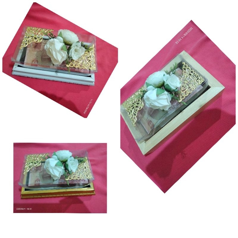 Tempat uang seserahan kotak gift kado tunangan ulang tahun