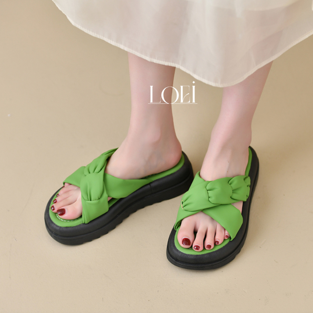 Sepatu Wedges 9028 Sandal Remaja Wanita Sehari Hari Simpel Kekinian Terlaris Best Seller