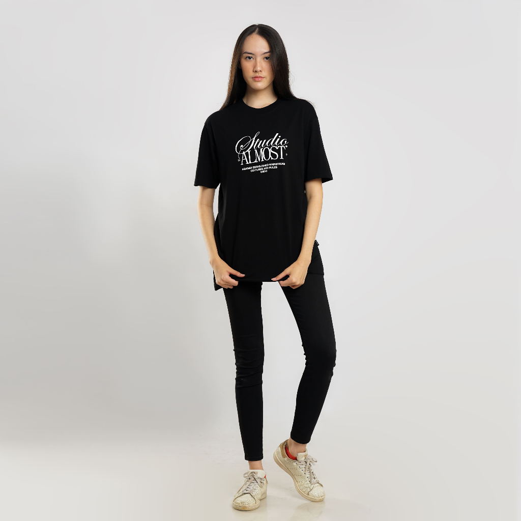 Almost Studio - T-Shirt - Against - Black