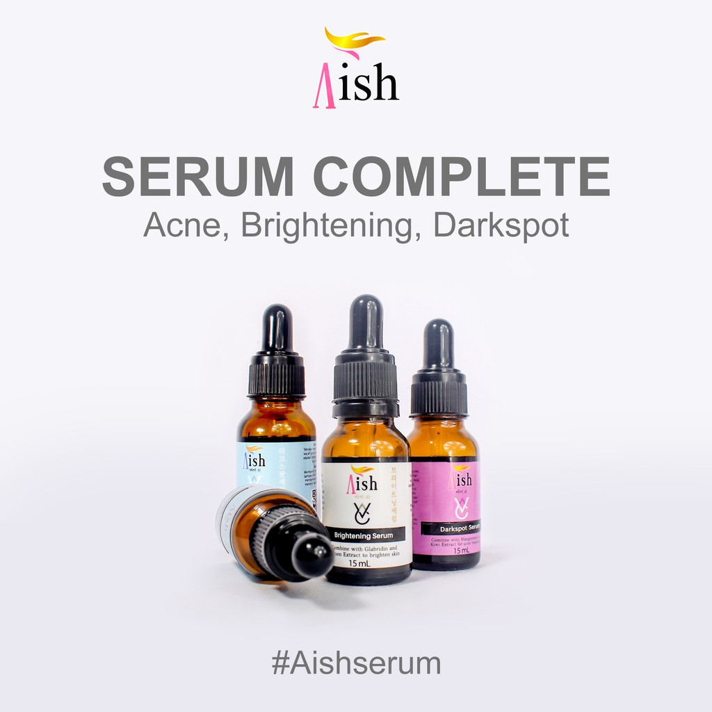 Serum Aish Brightening / Acne / Darkspot - 100% Original Serum Aish Korea