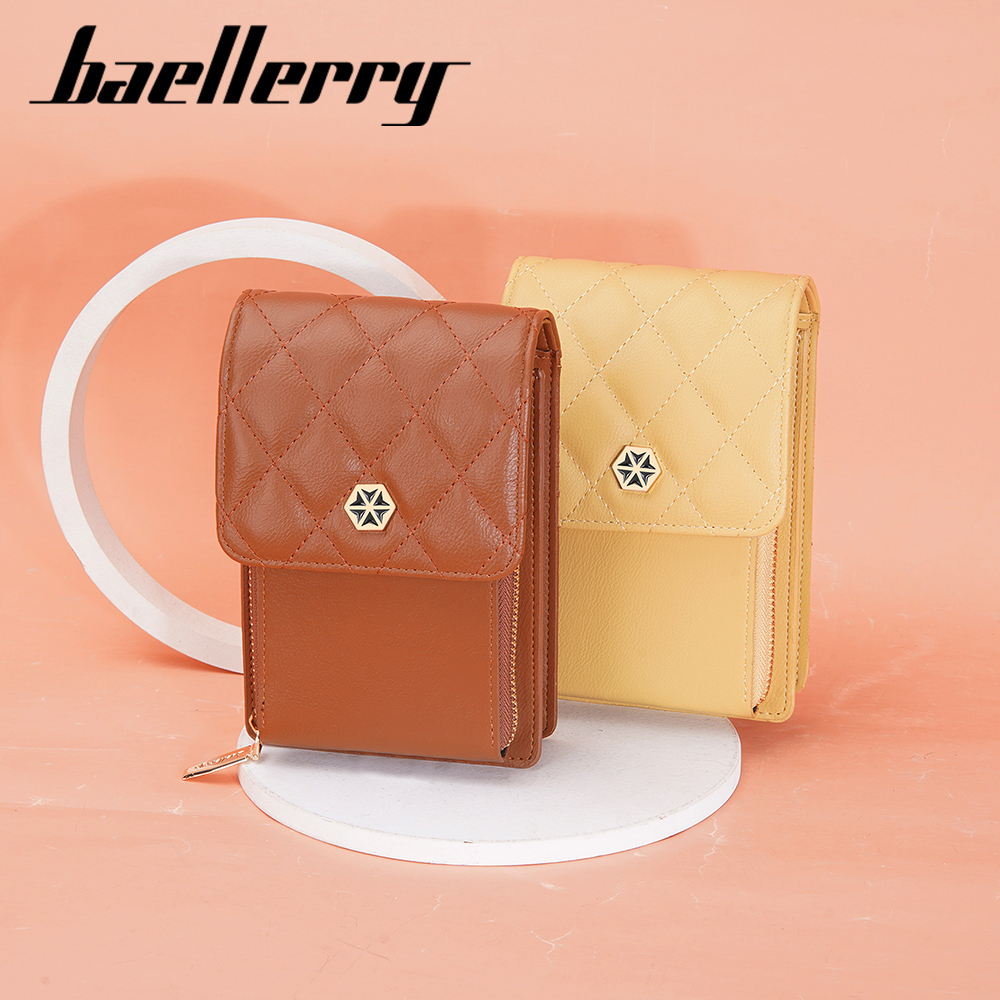 BAELLERRY N2391 Tas Selempang Wanita Tas Handphone Bahan Kulit PU Leather Premium WATCHKITE WKOS