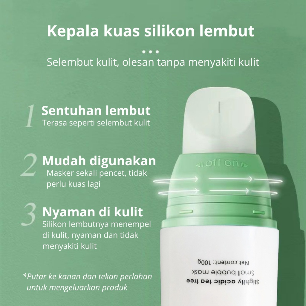 READY FEALI Bubble Mask Slightly Acidic Tea Tree Small Masker Bubble | Masker Wajah | Moisturizer