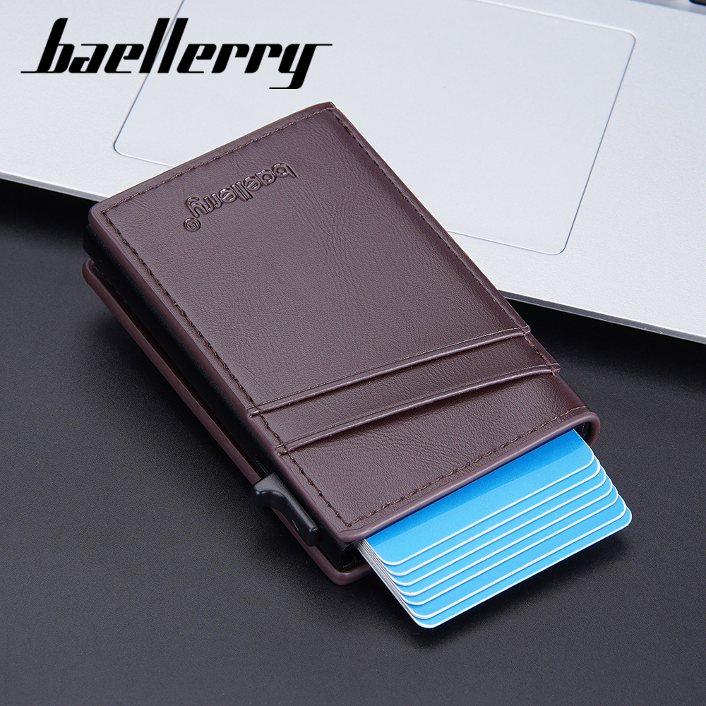 BAELLERRY K9297 Dompet Kartu Pria Bahan Kulit PU Leather Premium WATCHKITE WKOS